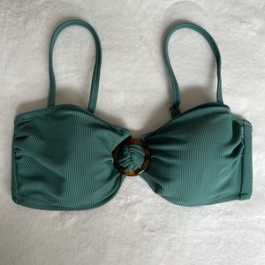 Green Bikini Top (Size 34C)